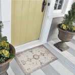 Yuma Southwest Persian Non-Skid Rug // Taupe (1'8" x 2'6" Accent Rug)