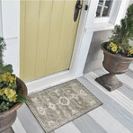 Yuma Southwest Persian Non-Skid Rug // Olive (1'8" x 2'6" Accent Rug)