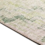 Yuma Modern Tribal Non-Skid Rug // Green (1'8" x 2'6" Accent Rug)