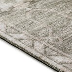 Yuma Southwest Persian Non-Skid Rug // Olive (1'8" x 2'6" Accent Rug)