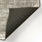 Yuma Southwest Persian Non-Skid Rug // Olive (1'8" x 2'6" Accent Rug)