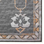 Yuma Southwest Persian Non-Skid Rug // Gray (1'8" x 2'6" Accent Rug)