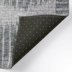 Yuma Geometric Cirlces Non-Skid Rug // Shadow (1'8" x 2'6" Accent Rug)