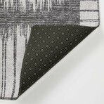 Yuma Geometric Cirlces Non-Skid Rug // Gray (1'8" x 2'6" Accent Rug)