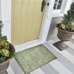 Yuma Modern Tropical Non-Skid Rug // Green (1'8" x 2'6" Accent Rug)