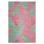 Yuma Modern Tropical Non-Skid Rug // Pink (1'8" x 2'6" Accent Rug)