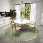 Yuma Modern Tropical Non-Skid Rug // Green (1'8" x 2'6" Accent Rug)