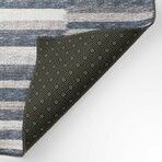 Yuma Modern Stripe Non-Skid Rug // Gray (1'8" x 2'6" Accent Rug)