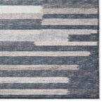 Yuma Modern Stripe Non-Skid Rug // Gray (1'8" x 2'6" Accent Rug)