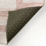 Yuma Contemporary Geometric Non-Skid Rug // Tan (1'8" x 2'6" Accent Rug)