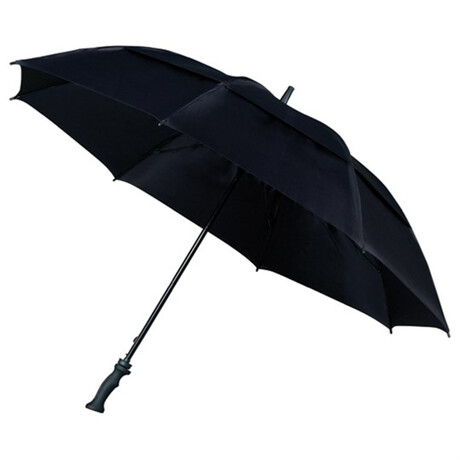 Windproof Golf Umbrella + Case // 51"Ø // Black