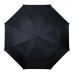 Windproof Golf Umbrella + Case // 51"Ø // Black