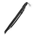 Lightweight Windproof Umbrella + Shoulder Strap // 39"Ø (Black)