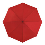 Compact Wind-Resistant Walking Umbrella // 40"Ø // Red