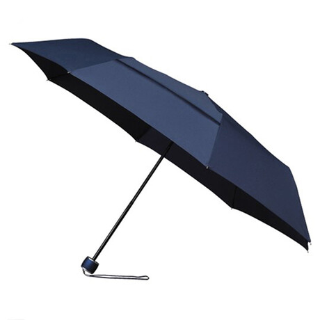 Windproof Folding Manual Umbrella // 39"Ø // Navy Blue
