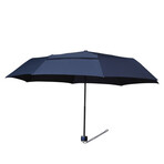 Windproof Folding Manual Umbrella // 39"Ø // Navy Blue