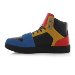 Cesario Lux Sneakers // Black + Red + Gold (US: 9.5)