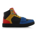 Cesario Lux Sneakers // Black + Red + Gold (US: 6)