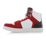 Cesario Lux Sneakers // White + Red + Black (US: 8.5)