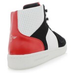 Cesario Lux Sneakers // White + Black + Red (US: 10)