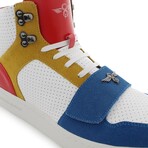Cesario Lux Sneakers // White + Red + Blue (US: 8)