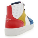 Cesario Lux Sneakers // White + Red + Blue (US: 8.5)
