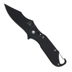 Carabiner Pocketknife (Black)