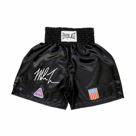 Mike Tyson // Autographed Boxing Trunks
