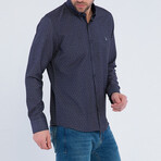 Carl Long Sleeve Button Up Shirt // Brown (M)