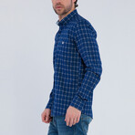 Austin Long Sleeve Button Up Shirt // Indigo (S)