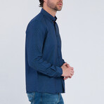Button Down // Navy + Blue (S)