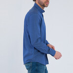 Daniel Long Sleeve Button Up Shirt // Indigo (L)