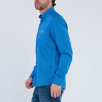 Dean Long Sleeve Button Up Shirt // Blue (S)