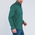 Eric Long Sleeve Button Up Shirt // Green (M)