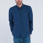 Button Down // Navy + Blue (S)