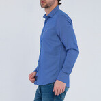 Bruce Long Sleeve Button Up Shirt // Indigo (S)
