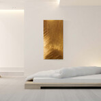 Natural Textures // Brushed Gold (48"H x 16"W x 0.5"D)