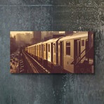 City Series // NYC Suburb Train (16"H x 48"W x 0.5"D)