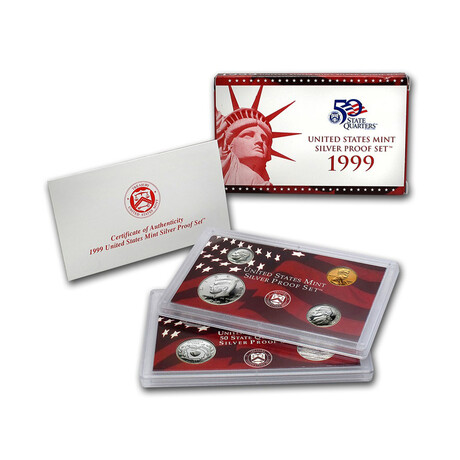 1999-2009 U.S. Proof Silver Coin Sets // 11 Sets (126 Coins)