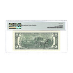 1995 $2 Federal Reserve Note // Autographed by U.S. Treasurer Mary Ellen Withrow // PMG Certified Gem Uncirculated 67 EPQ