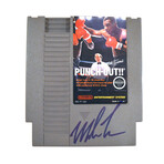 Mike Tyson // Autographed “Mike Tyson’s Punch Out” Nintendo Video Game and Case