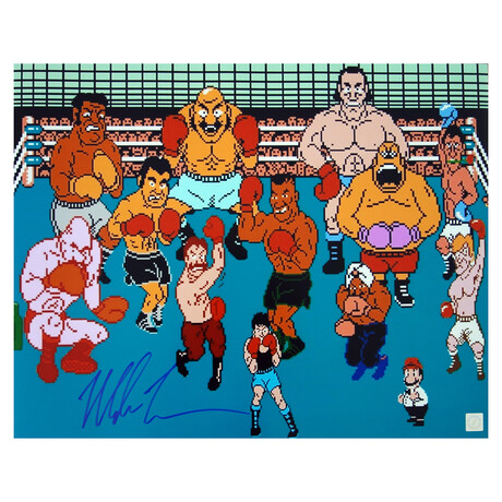 Mike Tyson // Cast of Punch Out Autographed