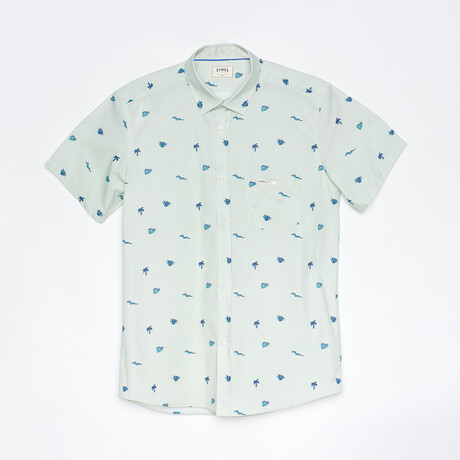 Addu Button-Up Shirt // Meadow Mist (S)