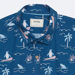 Honolulu Button-Up Shirt // Deep Water (XL)