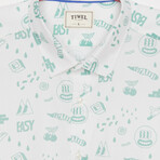 Teetee by Yeye Weler Button-Up Shirt // Off White (L)