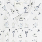 Mells by Yeye Weller Button-Up Shirt // Off White (M)