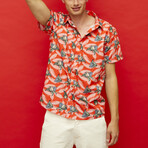 Tokelau Button-Up Shirt // Fiesta Red (XL)