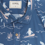 Honolulu Button-Up Shirt // Deep Water (S)
