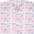 Recife Button-Up Shirt // Rose Water (L)