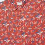 Kepi Button-Up Shirt // Fiesta Red (S)
